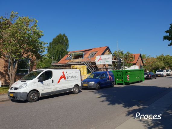 Arensbach - Tagrum omdannes til beboelse og renovering af stueetage 